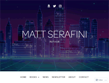 Tablet Screenshot of mattserafini.com